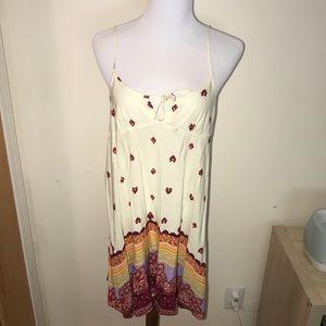 Minkpink white print dress